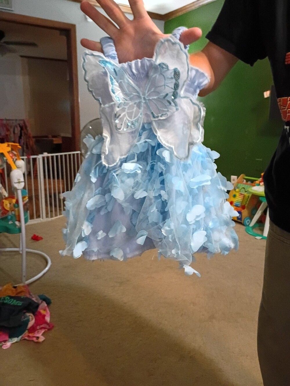 Blue Butterfly Fairy Dress Kids Costume